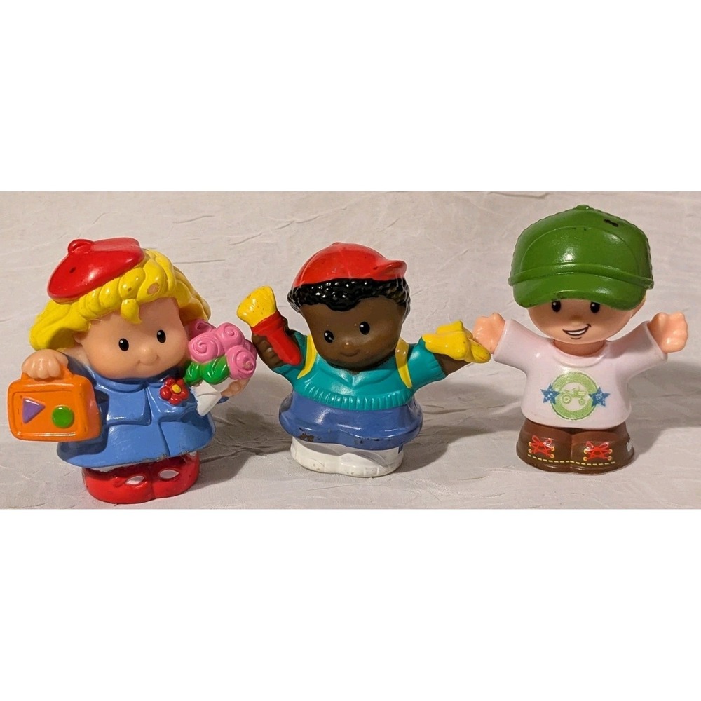 Fisher Price Little People Disney Moana Tiana Firefighter African American Lot - Picture 5 of 13